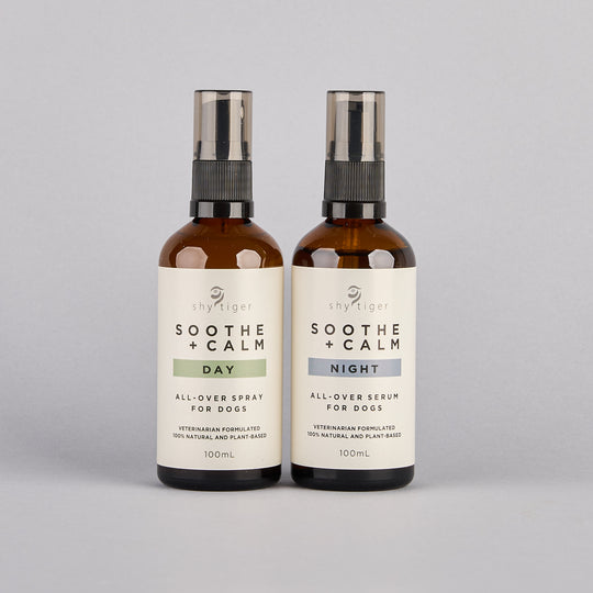 Vet-formulated Natural Essential Oil Blends for Dogs, Targets Stress Relief for Dogs, Made in Australia by Shy Tiger