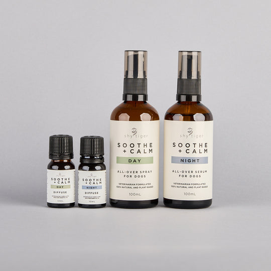 Vet formulated Natural Essential Oils for Dogs, Made in Australia by Shy Tiger