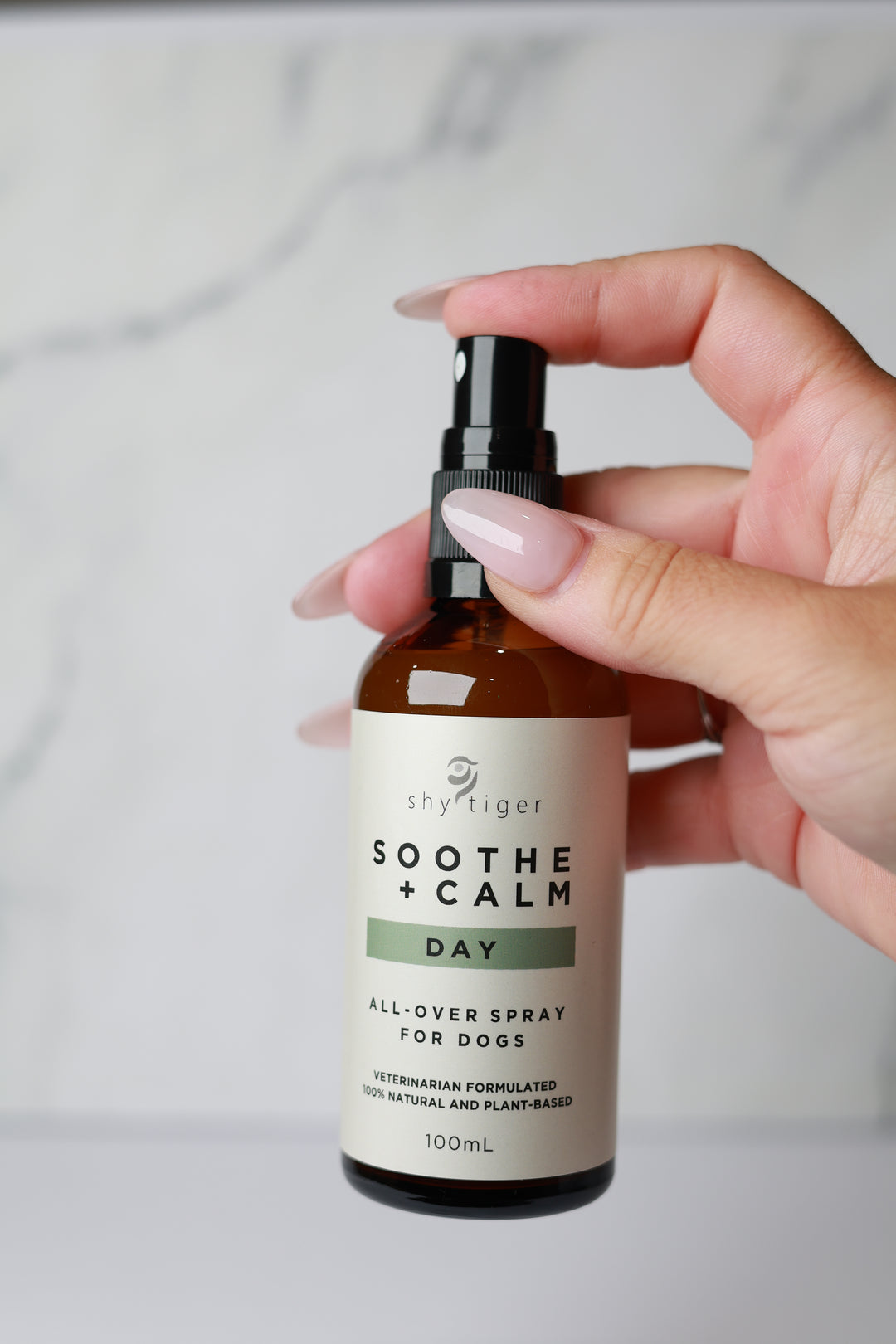 All Natural Essential Oil Spray For Dog Stress Relief, Vet-formulated and made in Australia by Shy Tiger