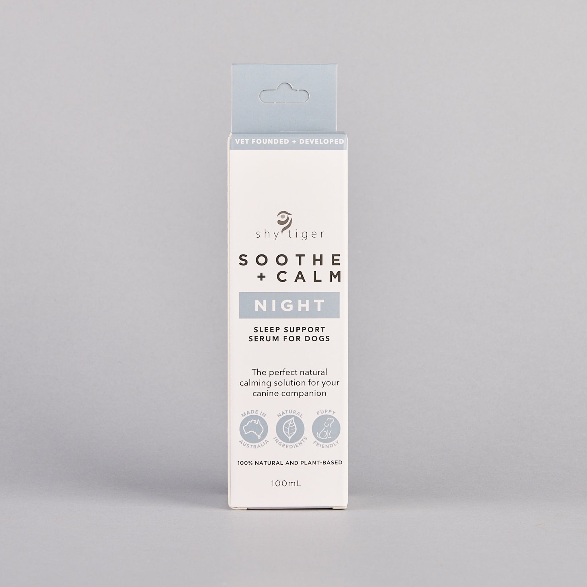 Vet-Formulated, Natural Stress Relief Serum for Dogs, Made in Australia by Shy Tiger