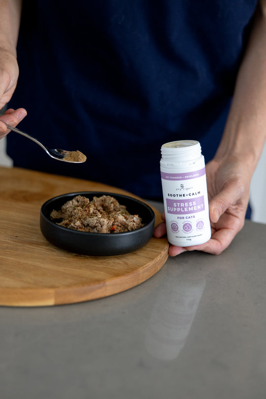Stress Supplement For Cats to target Stress Relief and Bladder Health, Vet-formulated with Natural Ingredients, Made in Australia