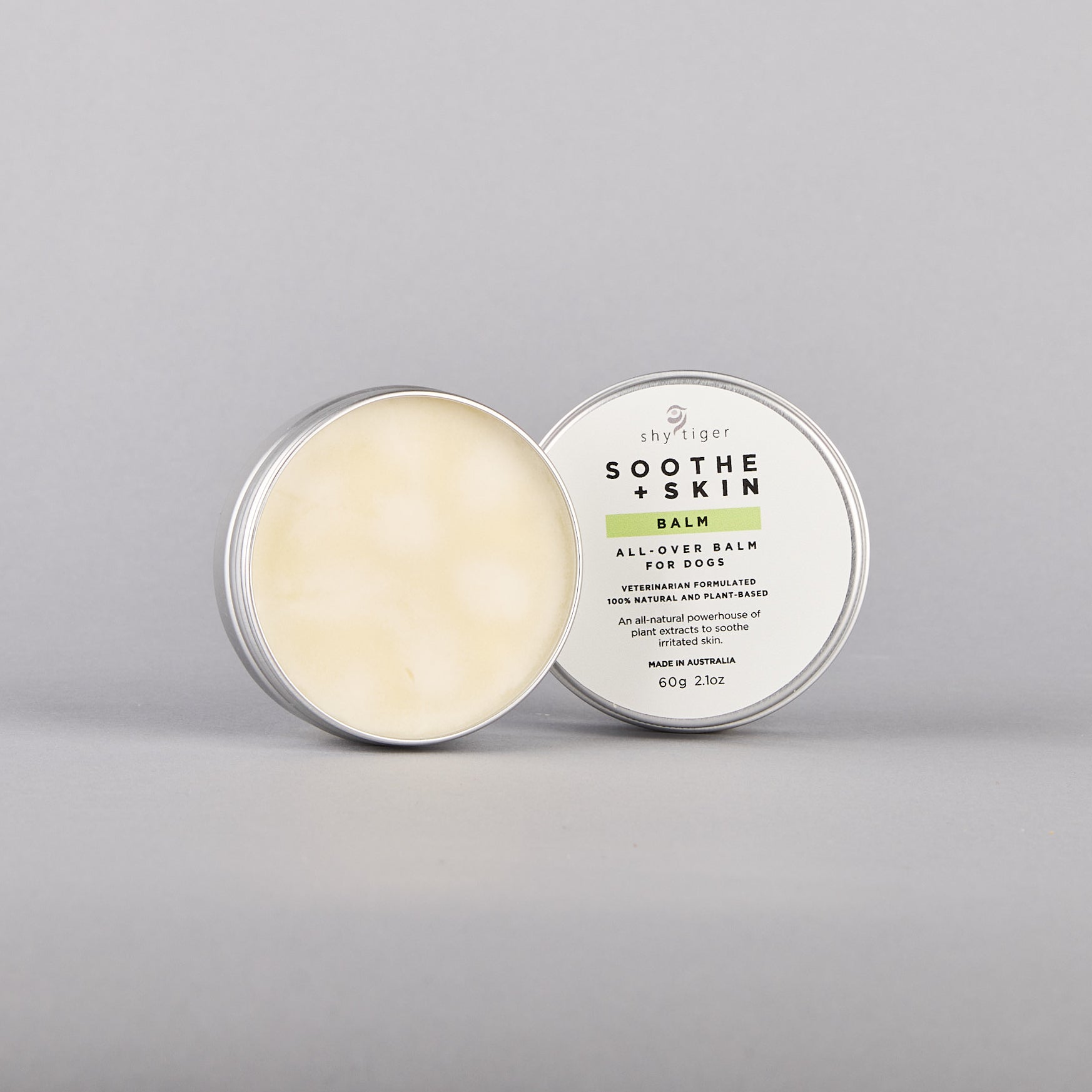 Vet-formulated Skin Balm for dogs, Natural Moisturiser, Immediate Itch Relief, Made in Australia by Shy Tiger