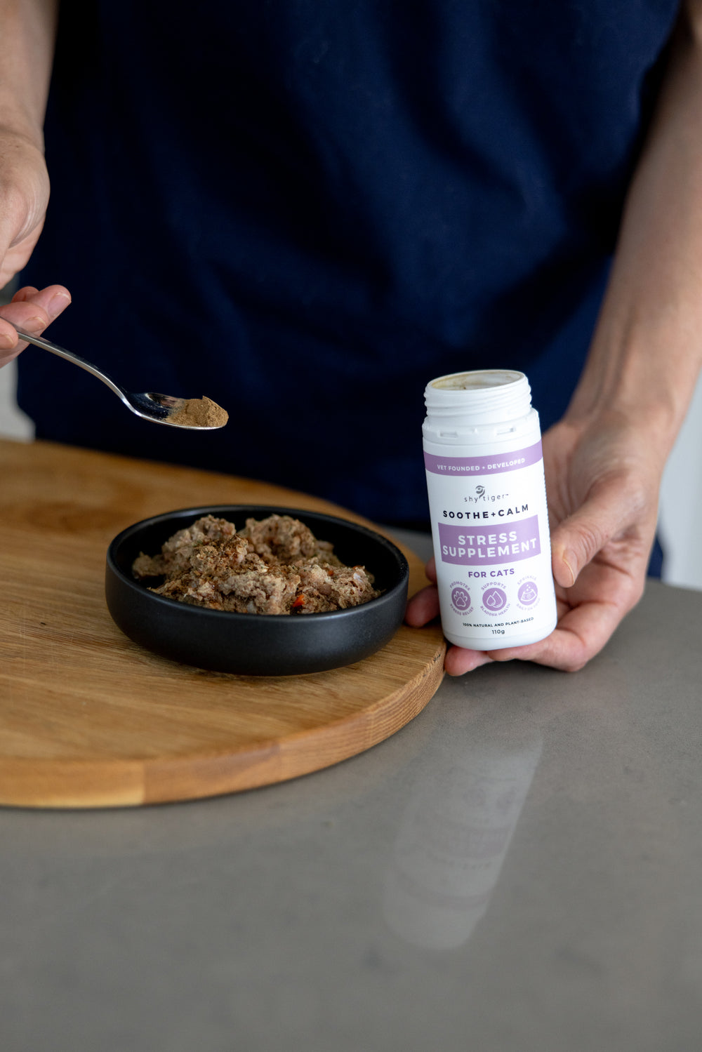 Vet-formulated, All Natural, Stress Support Powder by Shy Tiger, Made in Australia